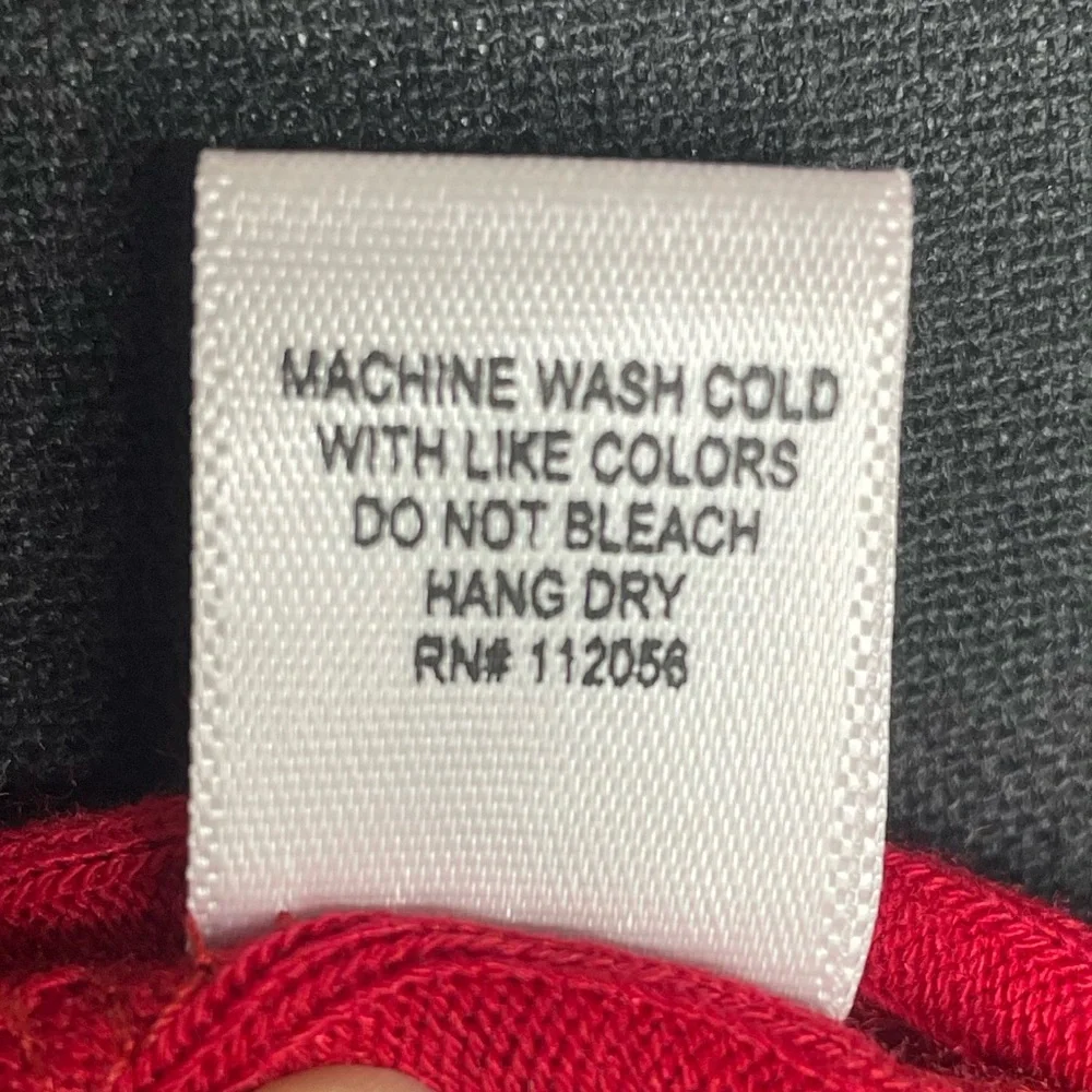 Zenana Red Ribbed Wrap Cropped Top Size Large New With Tags - Picture 4 of 6